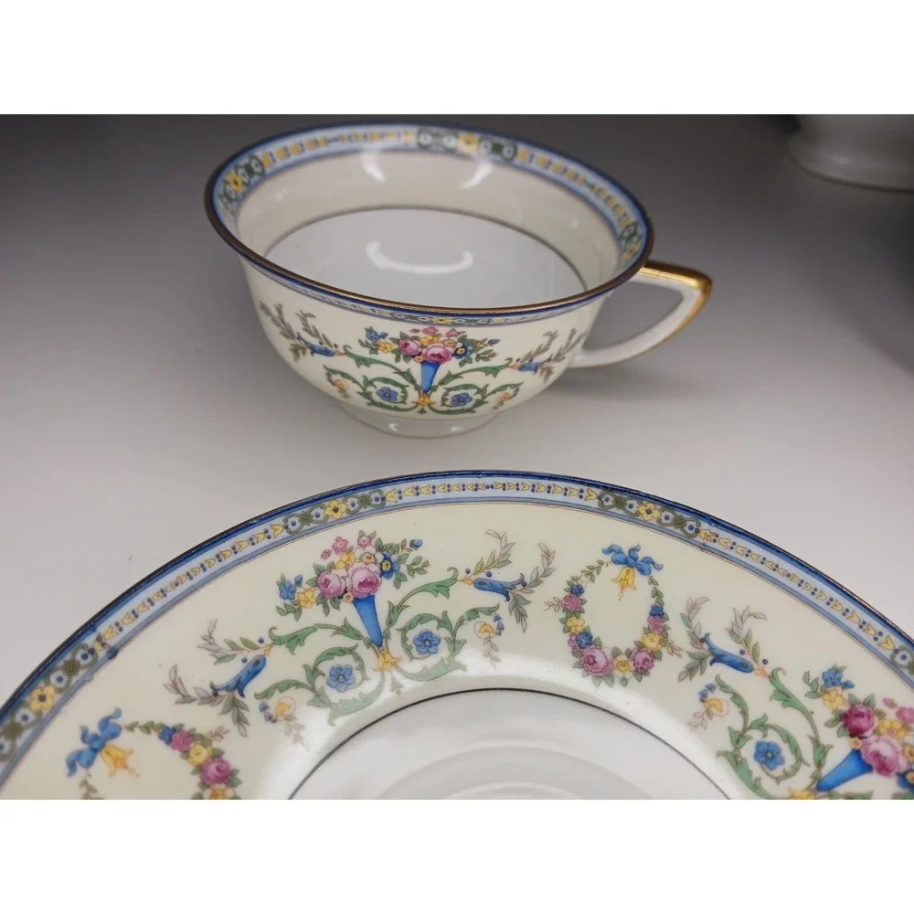 Set of 3 Union K Fine Bone China Floral Tea Cup Saucer & Sugar Bowl‎ Czech Read